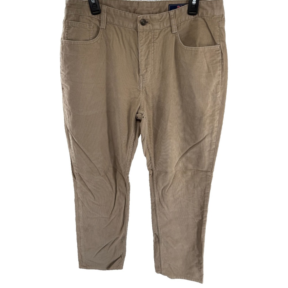 Vineyard Vines Tan Corduroy Straight Leg Pants Mens‎ 35x32